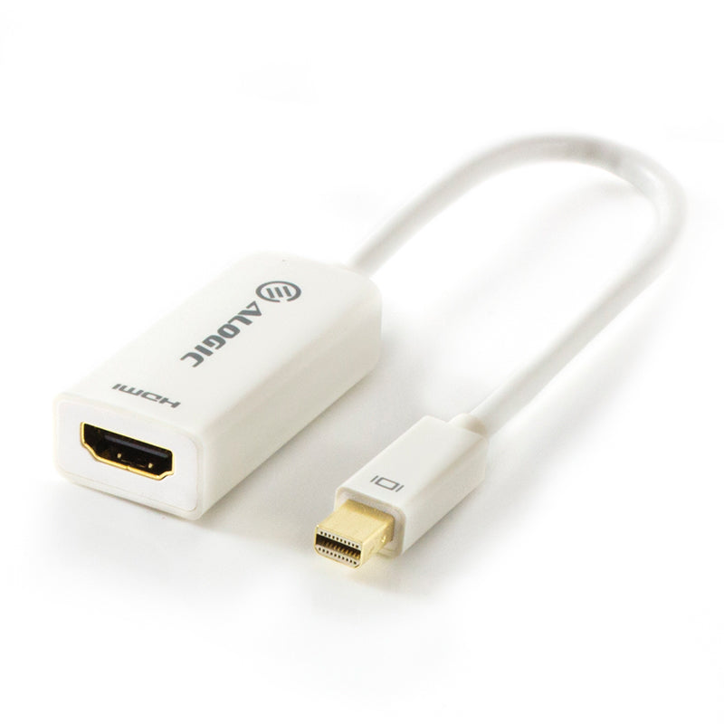 ALOGIC Premium adaptador Mini DisplayPort a HDMI 15cm - macho a hembra - BLANCO