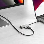 ALOGIC ULCHDACPD-SGR base de conexión/replicador de puertos para portátil USB