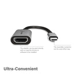 ALOGIC adaptador Ultra USB-C a HDMI 15cm - 4K @60Hz