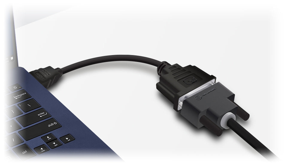 ALOGIC cable adaptador HDMI a DVI-D 15cm - macho a hembra