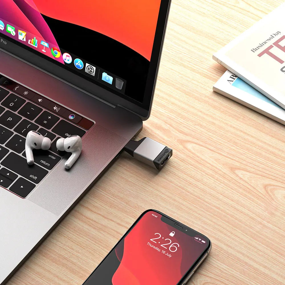ALOGIC ULCHDMN-SGR adaptador gráfico USB 3840 x 2160 píxeles Negro, Gris