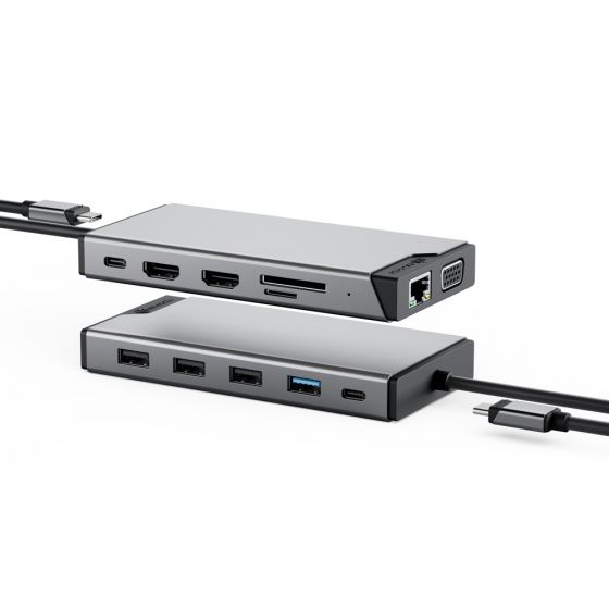 ALOGIC DUCDDV3V2 base de conexión/replicador de puertos para portátil con cable