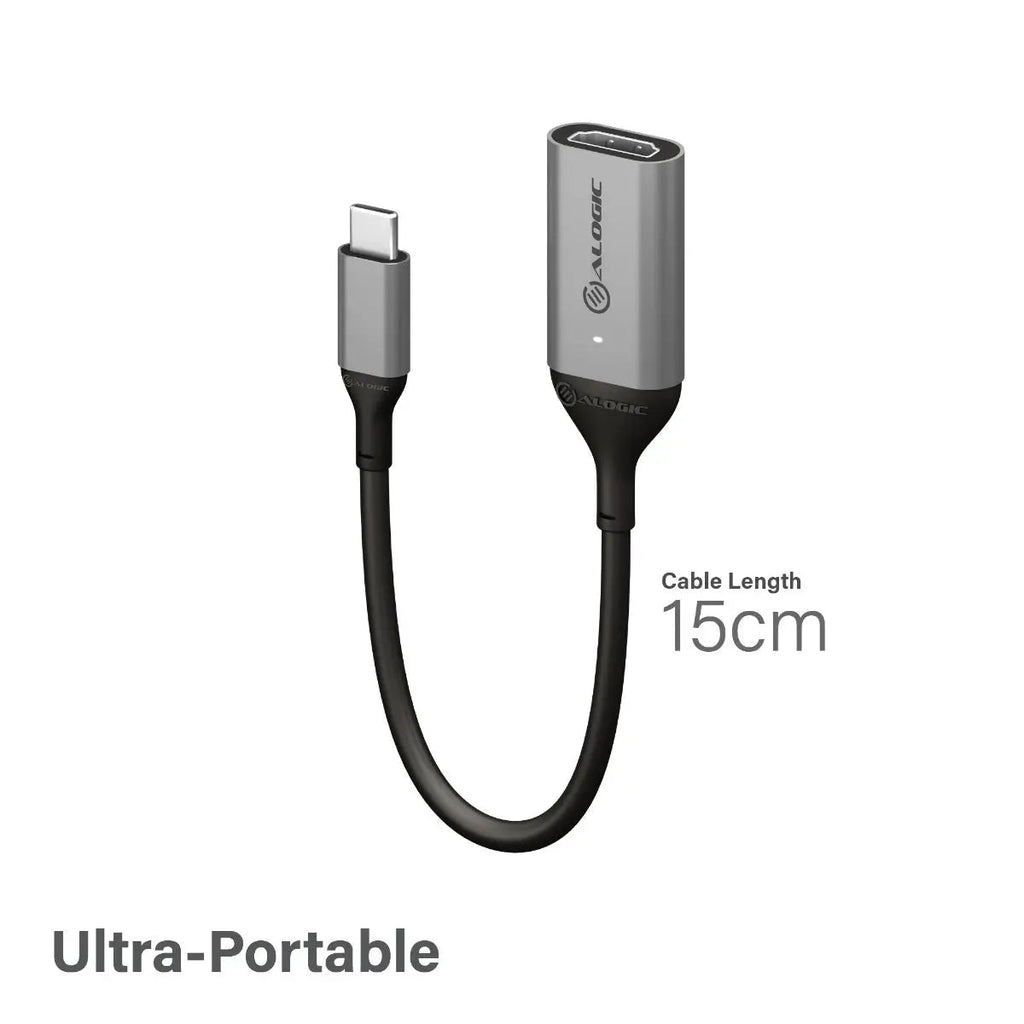 ALOGIC adaptador Ultra USB-C a HDMI 15cm - 4K @60Hz