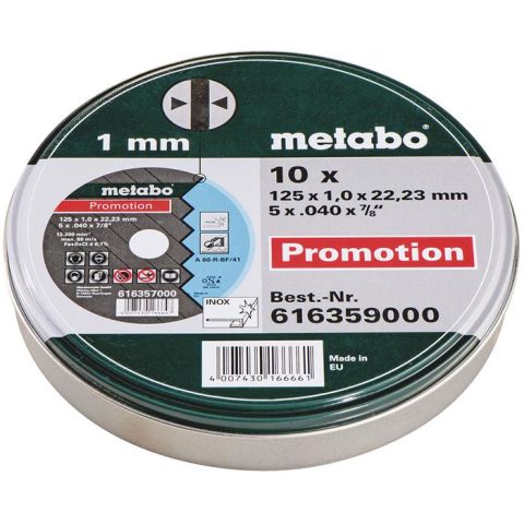 Metabo 10 Trennsch.-SP 125x1,0x 22,23 (3)