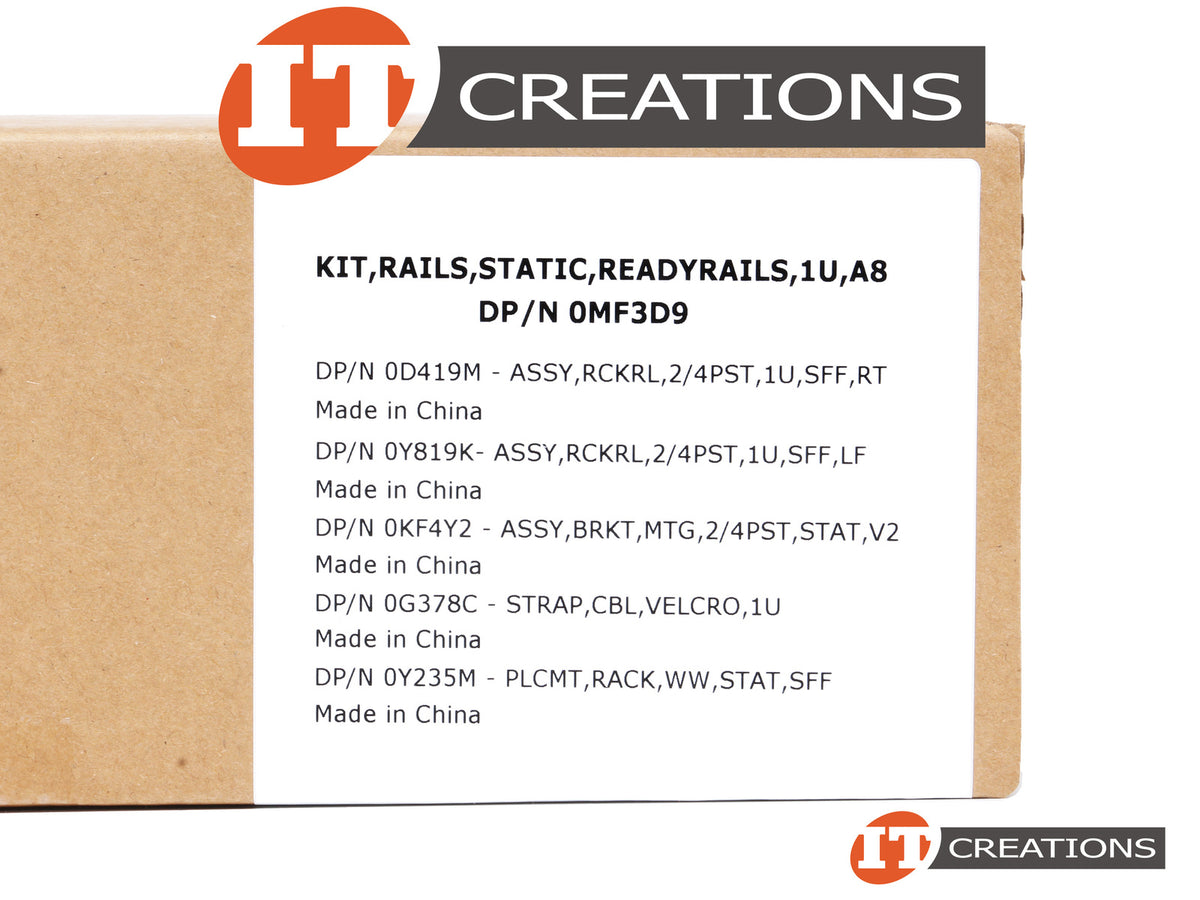 Dell Kit de rieles estáticos 1U para MF3D9-RFB – Reacondicionado (2)