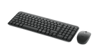 Logitech MK250 teclado RF Wireless + Bluetooth Internacional de EE.UU. Grafito