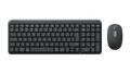 Logitech MK250 teclado RF Wireless + Bluetooth Internacional de EE.UU. Grafito