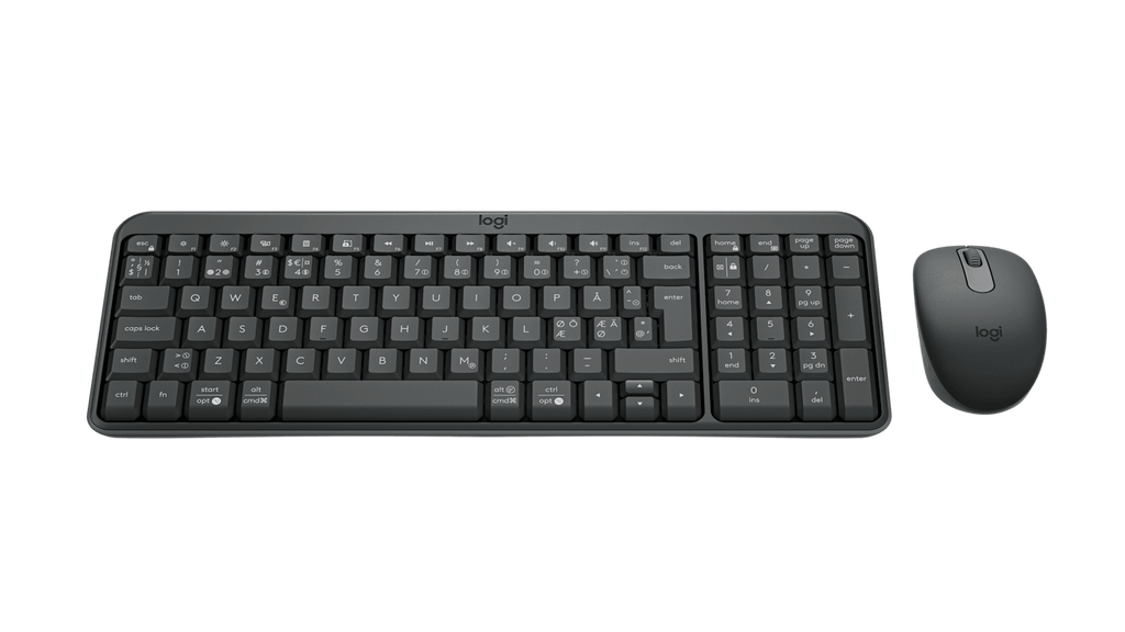 Logitech 920-013555 teclado RF Wireless + Bluetooth Nórdico Grafito