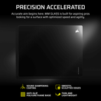 Corsair MM Glass Grande alfombrilla de ratón Gaming Negro