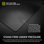 Corsair MM Glass Grande alfombrilla de ratón Gaming Negro