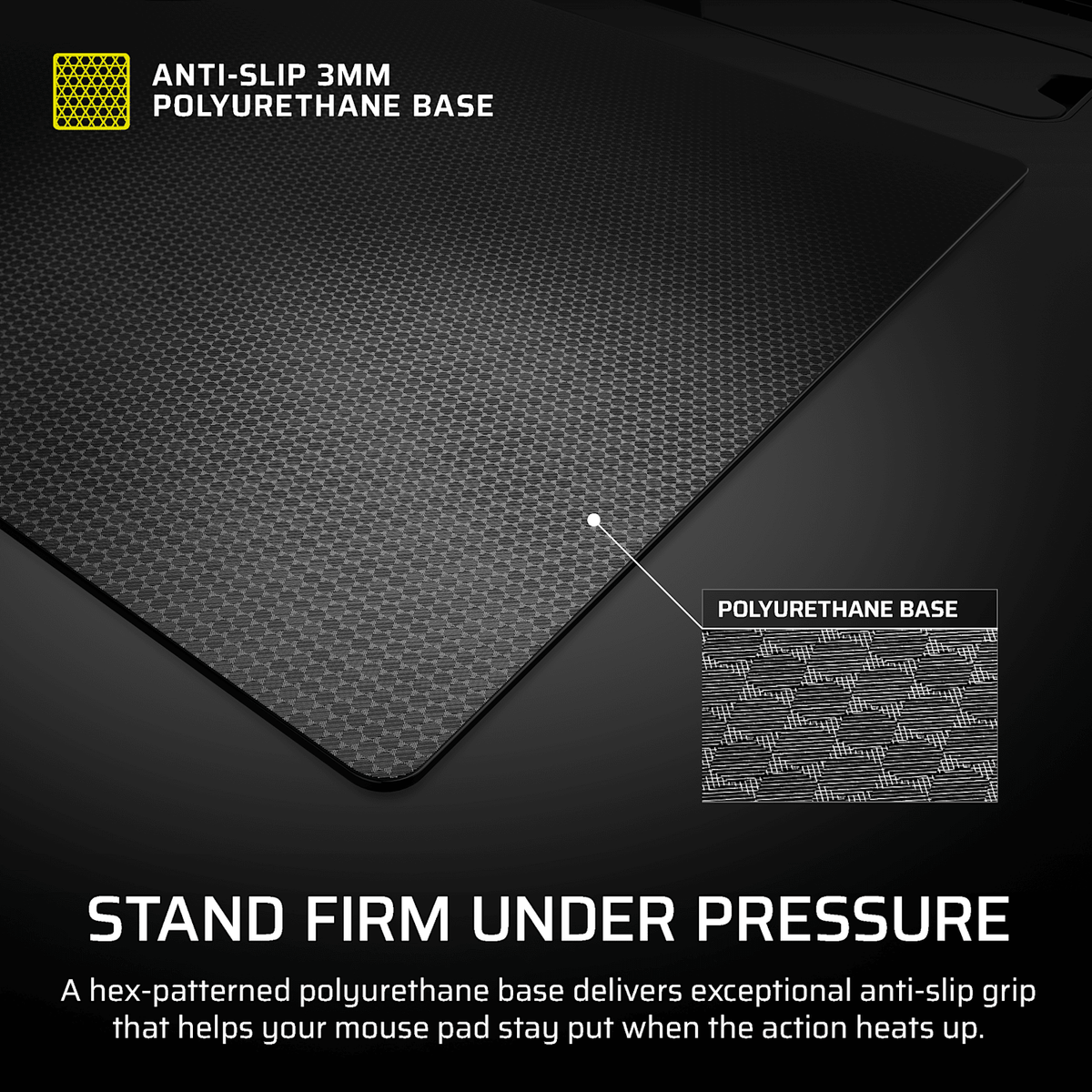 Corsair MM Glass Grande alfombrilla de ratón Gaming Negro