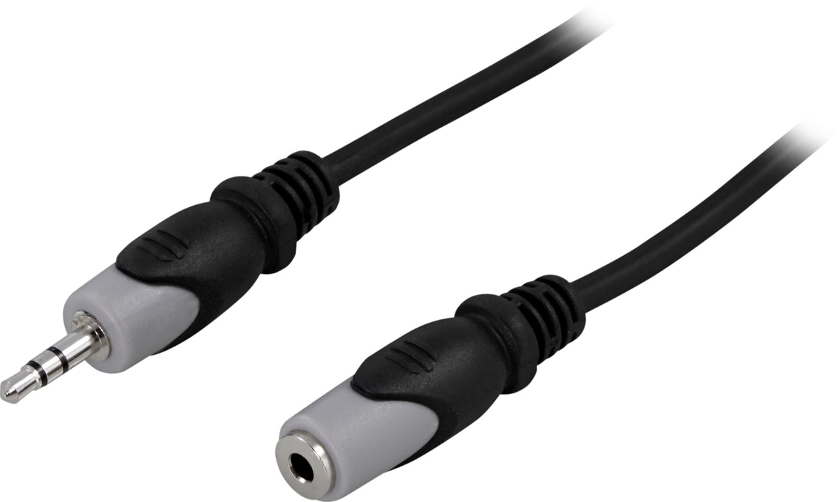 Deltaco MM-164 cable de audio 15 m 3.5mm Negro