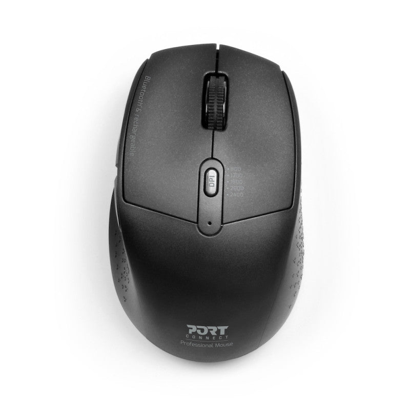 Port Designs 900715 ratón Oficina Diestro RF Inalámbrico Bluetooth Óptico