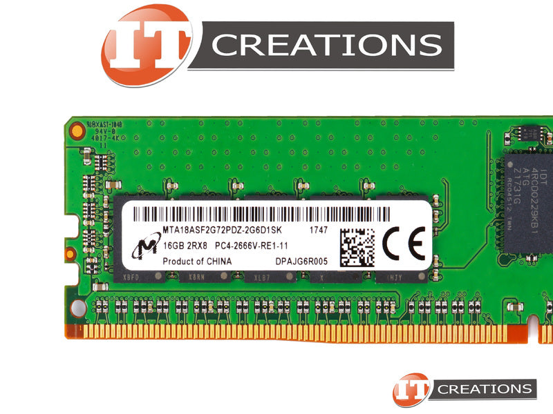Dell 16GB 2Rx8 PC4-21300V MTA18ASF2G72PDZ-2G6D-RFB – Reacondicionado