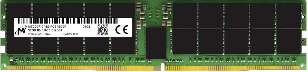 Crucial MTC20F1045S1RC64BD2R - DDR5, módulo, 32 GB, DIMM de 288 contactos (2)
