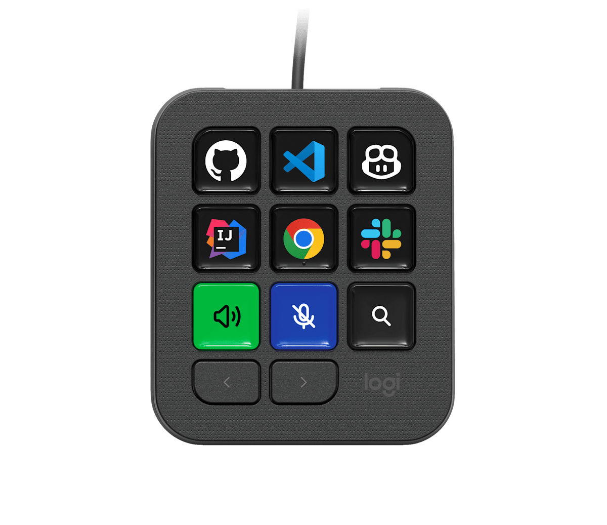 Logitech 920-013891 - Teclado numérico, retroiluminación, USB-C, grafito