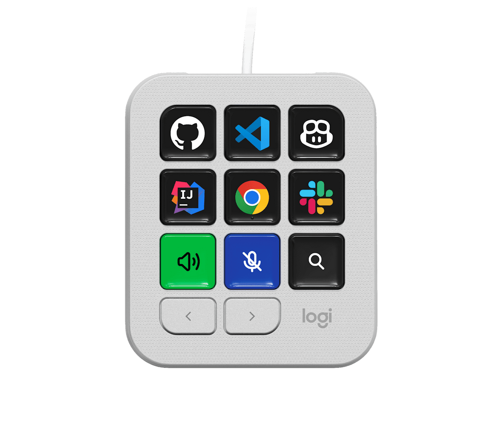 Logitech 920-013892 - Teclado numérico, retroiluminación, USB-C, gris pálido
