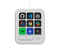 Logitech 920-013892 - Teclado numérico, retroiluminación, USB-C, gris pálido