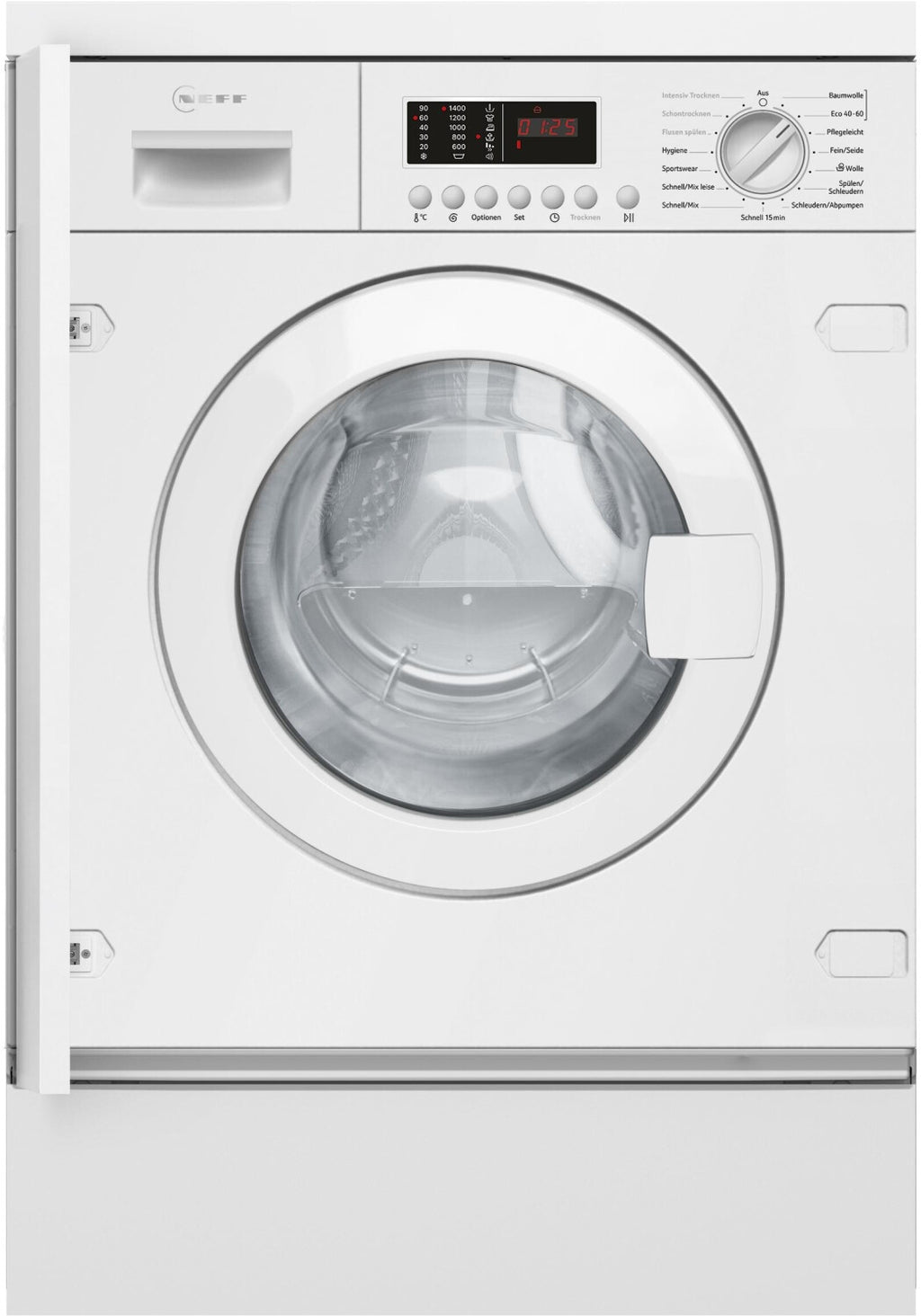 Neff V6540X3 lavadora secadora Empotrable Carga Frontal Blanca