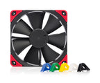 Noctua NF-F12 PWM chromax.black.swap ventilador para caja de ordenador 12 cm