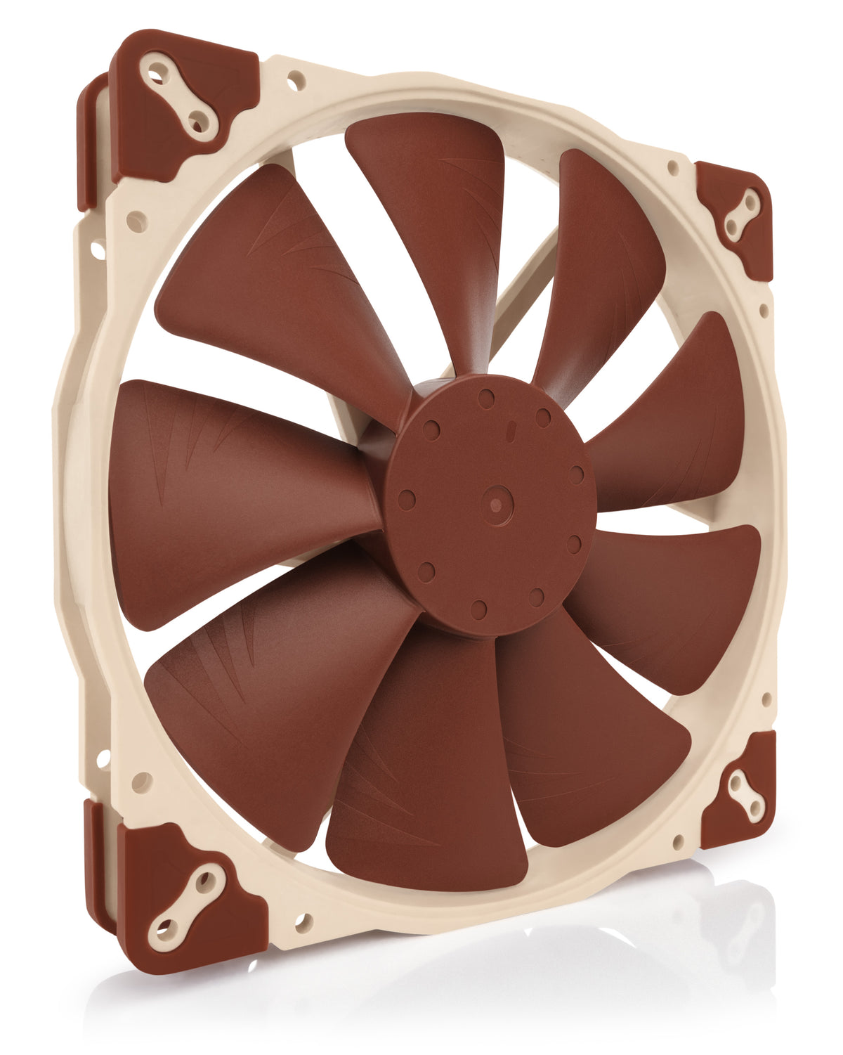 Noctua NF-A20 FLX ventilador para caja de ordenador 20 cm beige, marrón