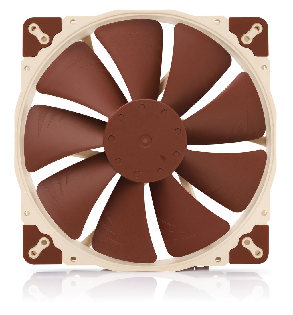 Noctua NF-A20 FLX ventilador para caja de ordenador 20 cm beige, marrón