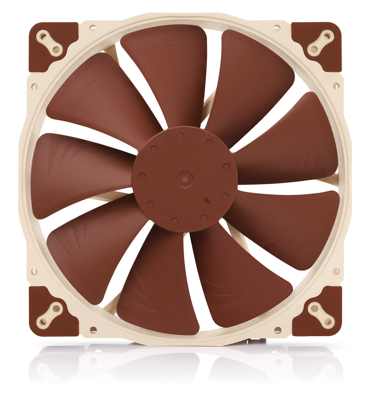 Noctua NF-A20 FLX ventilador para caja de ordenador 20 cm beige, marrón