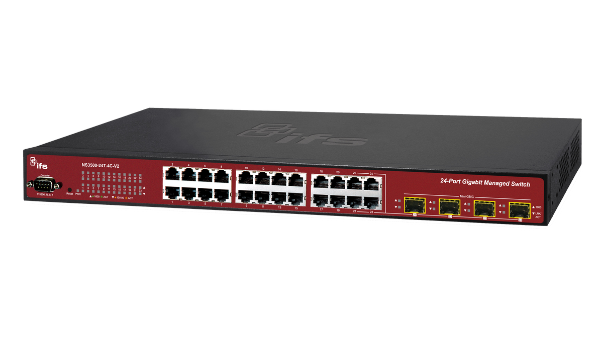 IFS Switch gestionable NS3500-24T-4C-V2