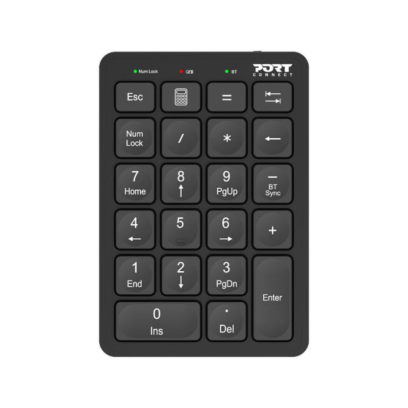 Port Designs 900802 teclado numérico Portátil/PC Bluetooth Negro