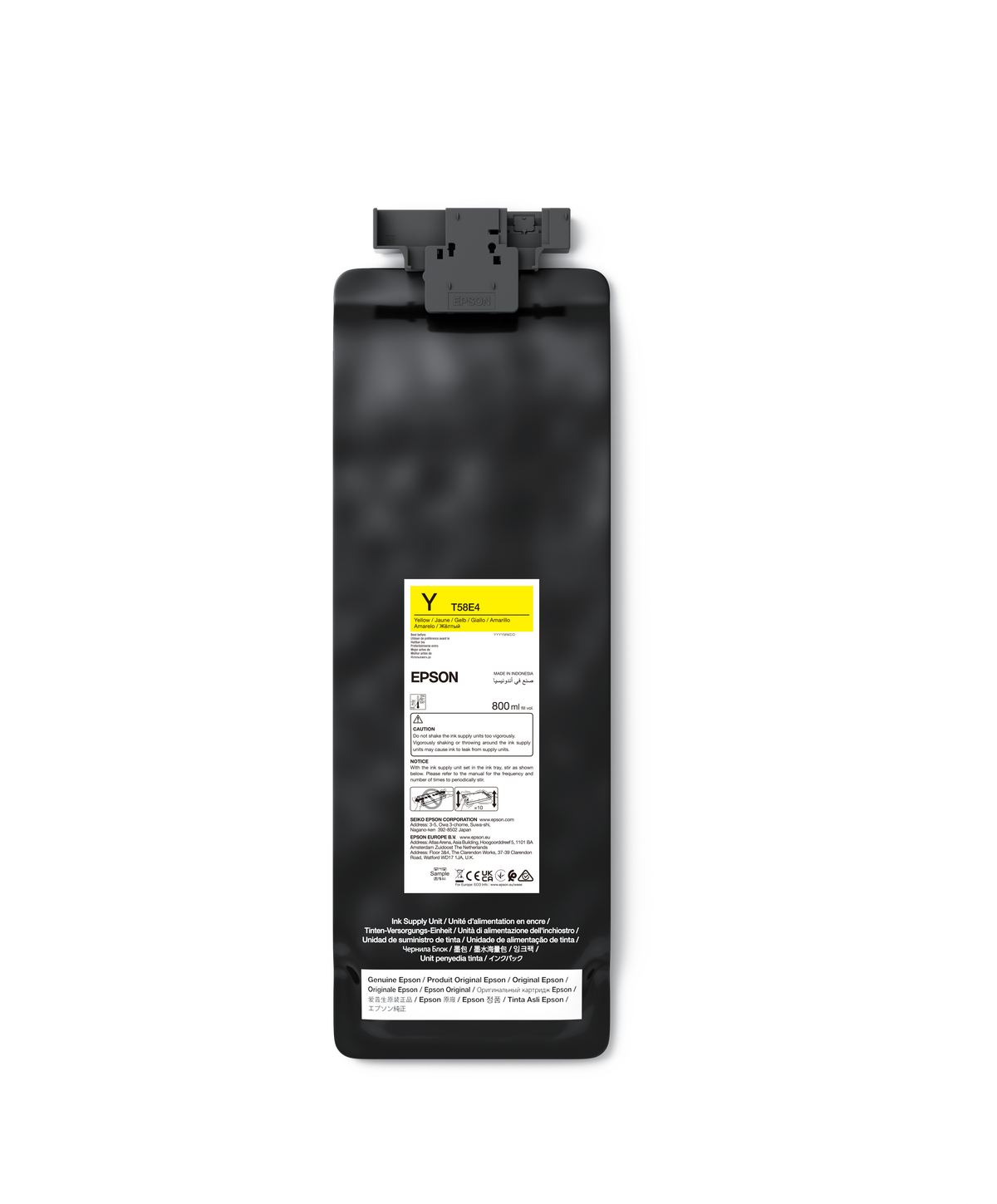 Epson C13T58E400 - 800 ml, amarillo, original, paquete de tinta