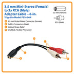 Eaton 3.5 Mm Mini Stereo To Rca P316-06N (3)