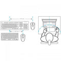 STANDIVARIUS Piano II teclado USB QWERTY Inglés Negro