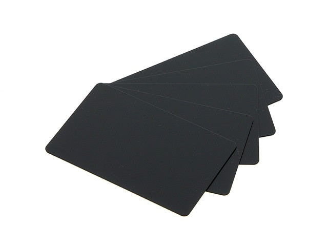 Esen Plastic cards, black Black PVC Card, 15 mil