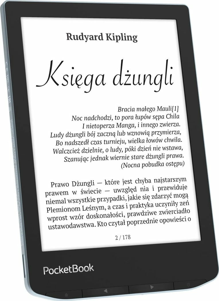 Lector de libros electrónicos PocketBook Verse 8GB Wi-Fi Negro Azul (3)