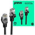 Cable de red PREVO CAT6-BLK-5M Negro redondo