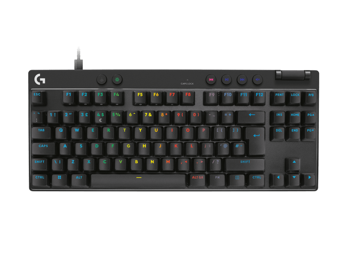 Logitech G 920-013232 teclado gaming USB QZERTY UK English negro