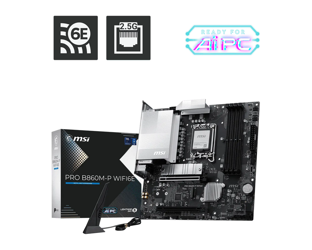 Msi 1851 Pro B860m-P Wifi6e M-Atx