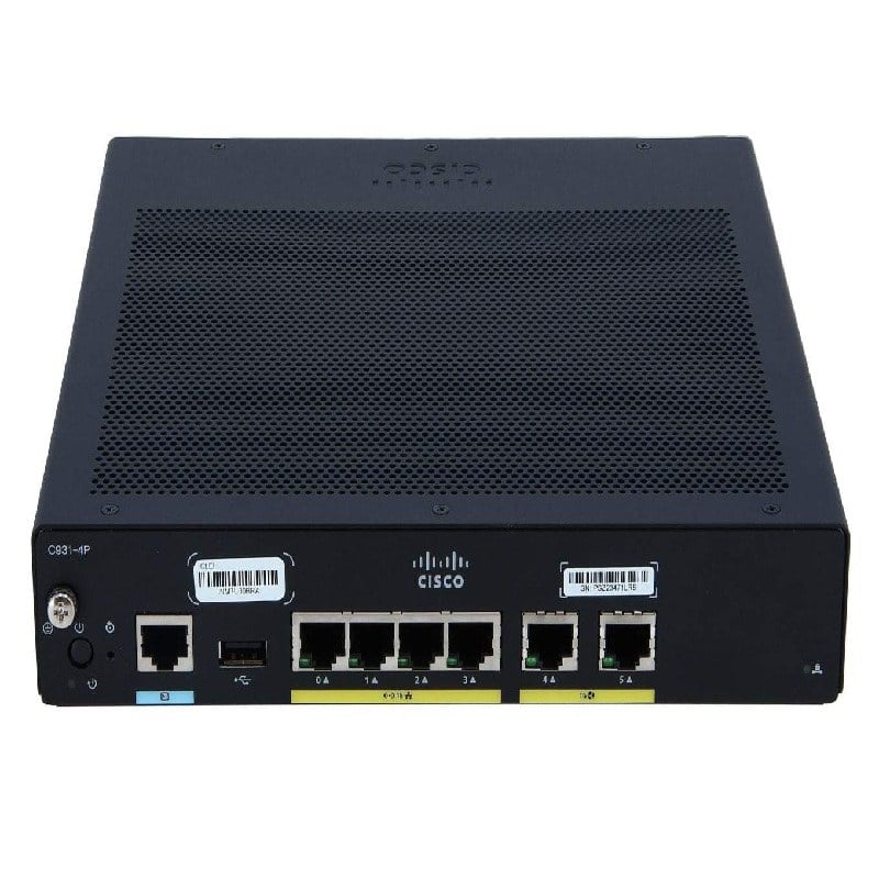 Cisco Ent Net C931-4P Router conmutador 4 puertos 1GbE WAN