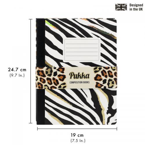 Pukka Pad Wild Composition Books Assorted - WHILE STOCK LASTS