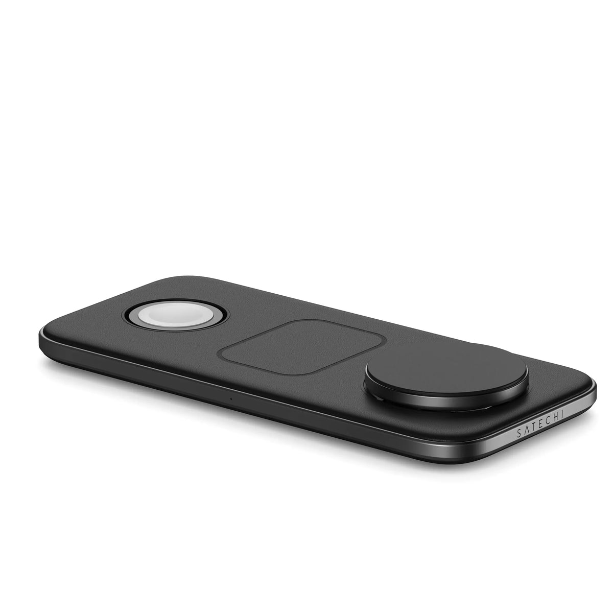 Satechi Qi2 Trio Smartwatch, Auriculares, Smartphone Gris USB Carga inalámbrica