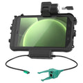 RAM Mounts Form-Fit Low Profile Holder (Key-Locking) for Samsung Tab Active3 & Active5 - In OEM/RAM Sleeve - USB-C & Dual USB-A & RJ45(Ethernet) Connector