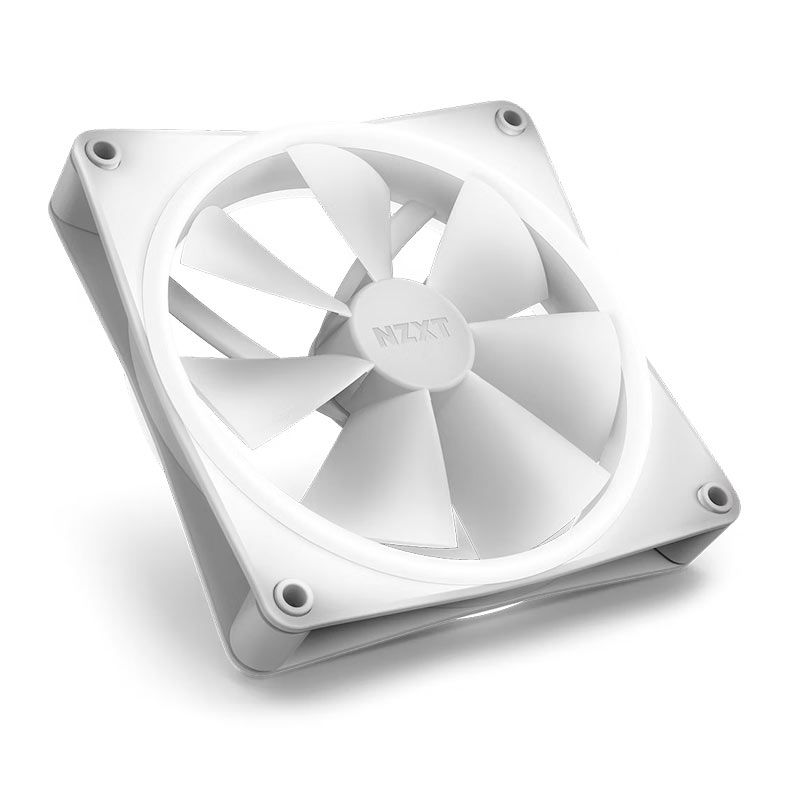 NZXT F140 RGB DUO Ventilador 14 cm Blanco 1 pieza (3)