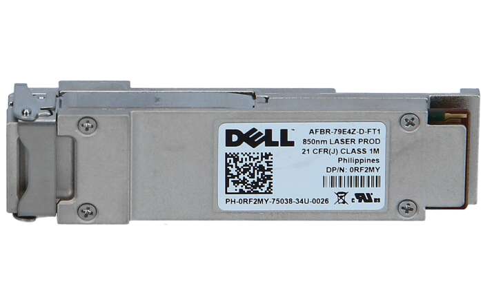 Dell FORCE 10 40GBE 850NM QSFP+ RF2MY-RFB – Reacondicionado
