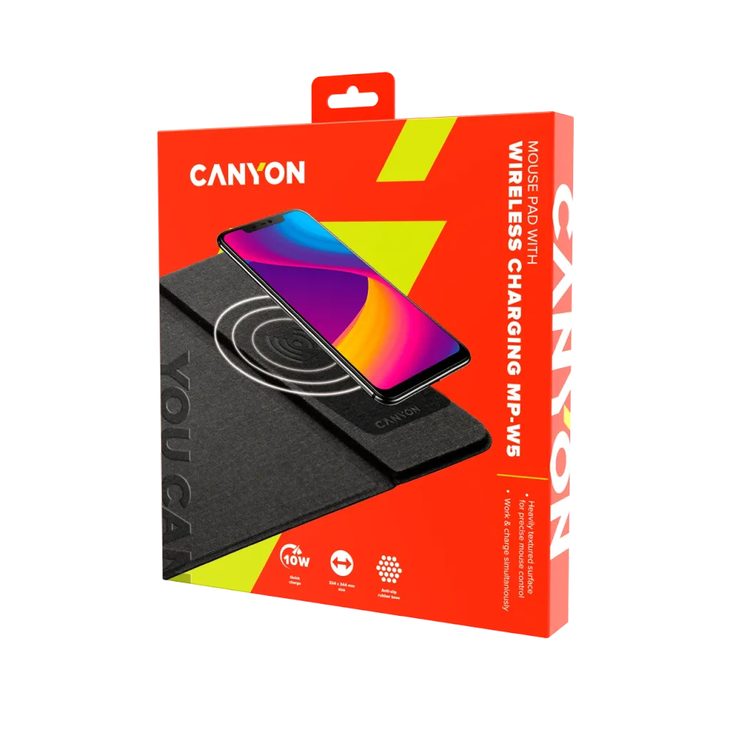 Canyon CNS-CMPW5 alfombrilla de ratón Negro