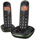 Doro PhoneEasy 105wr Duo Teléfono DECT identificador de llamadas Negro