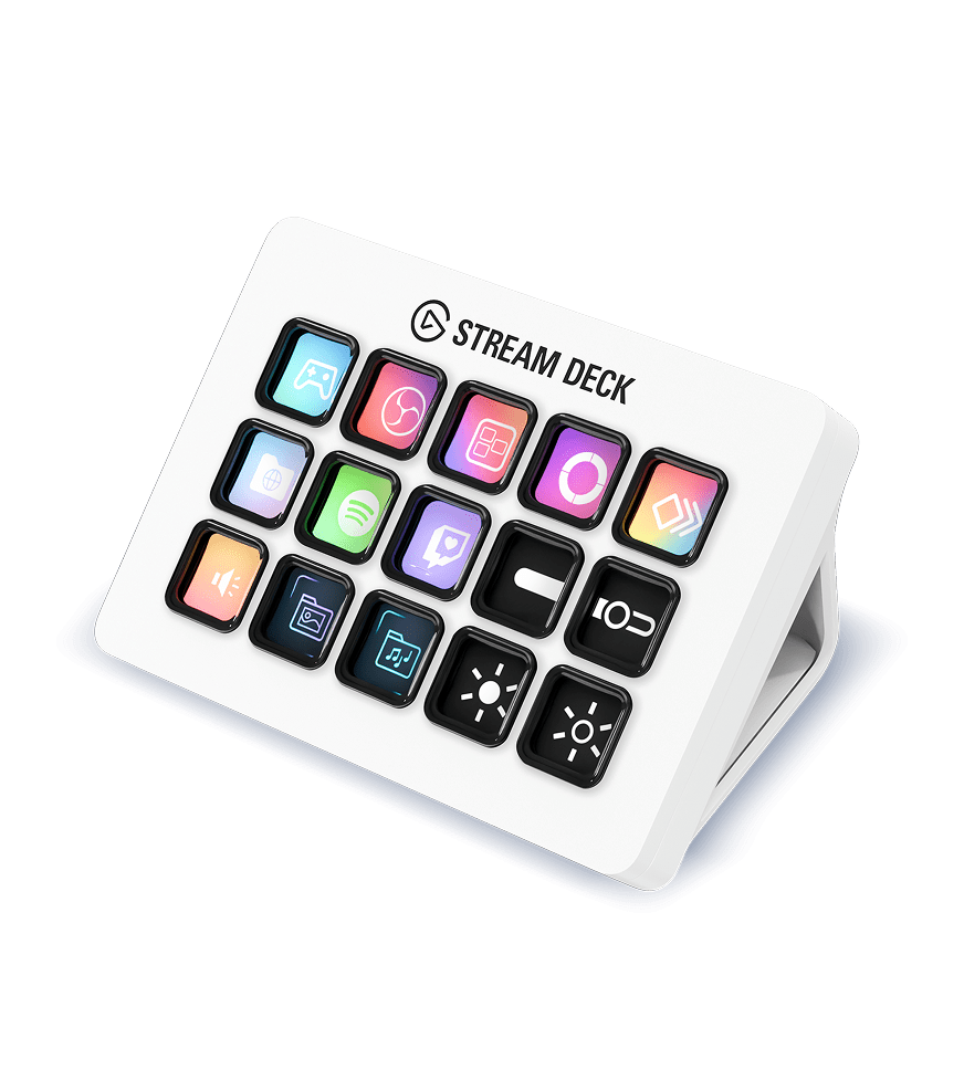 Elgato 10GBA9911 teclado Gaming USB Blanco
