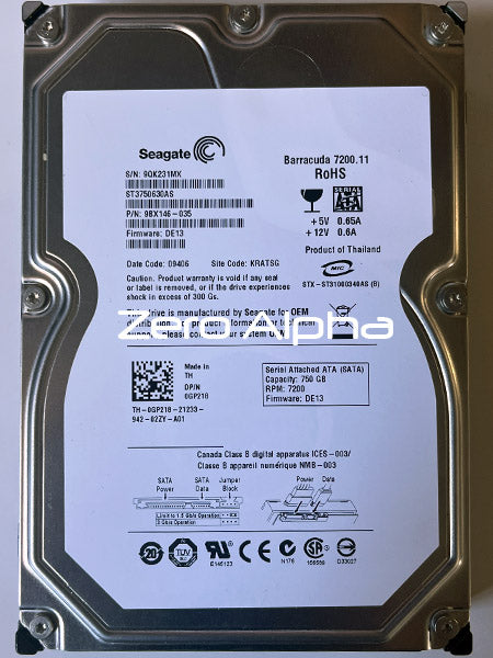 Dell 750GB 7.2K 3.5 SATA ST3750630AS-RFB – Reacondicionado (4)