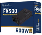Silverstone FX500 fuente alimentación 500W 20+4 pin ATX Flex Negro (2)