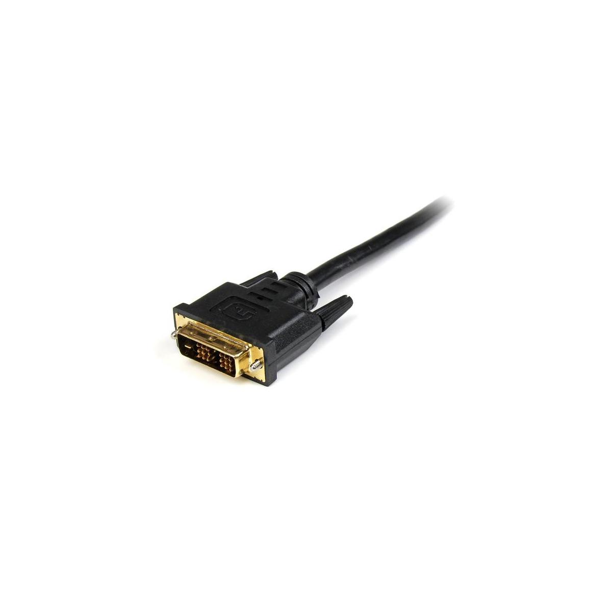 Startech HDDVIMM5M - DVI-D Macho, HDMI Macho, Adaptador, Negro, Cable adaptador