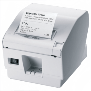 Star TSP743II-24, 8 puntos/mm (203 ppp), cortador, blanco